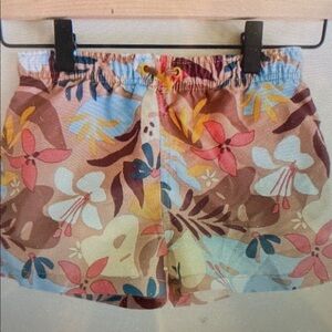 Floral Kids Swim Trunks